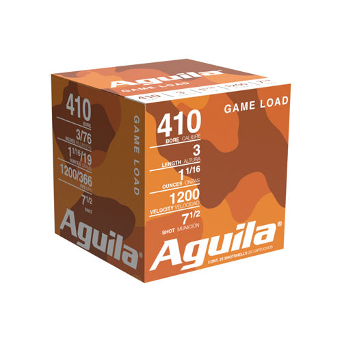 Aguila .410 Bore Sub-Gauge High Velocity #7.5 11/16 oz 3 in 25/Box