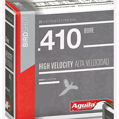 Aguila .410 Bore Sub-Gauge High Velocity #7.5 1/2 oz 2.5 in 25/Box