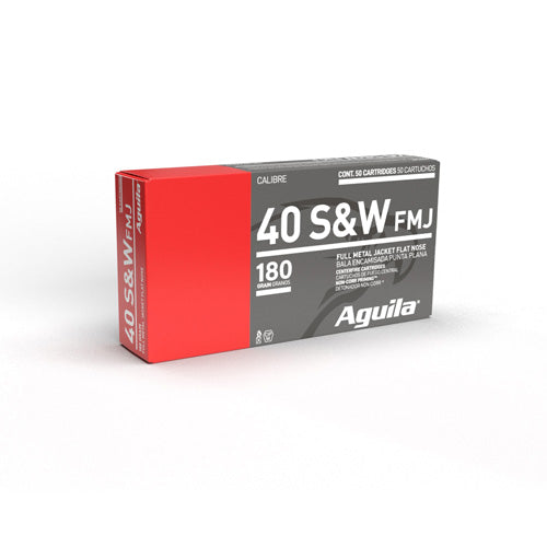 Aguila .40 S&W  Jacketed Hollow Point Flat Nose 180 Grain 50/Box