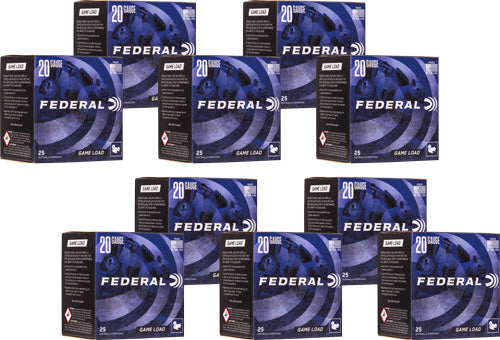 Federal 20 Gauge Game-Shok Game Load Upland #7.5 7/8 oz 2.75 in 25/Box [Item 7176]