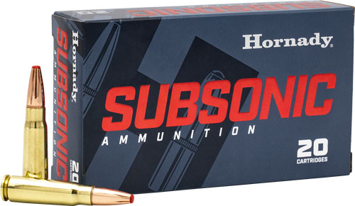 Hornady 7.62x39mm Subsonic Sub X 255 Grain 20/Box