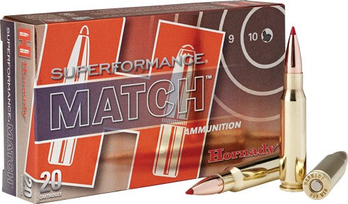 Hornady 80963 Superformance Match ELD Match Extremely Low Drag-Match 168 Grain .308 Win