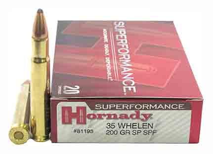 Hornady .35 Whelen Superformance InterLock Spire Point 200 Grain 20/Box
