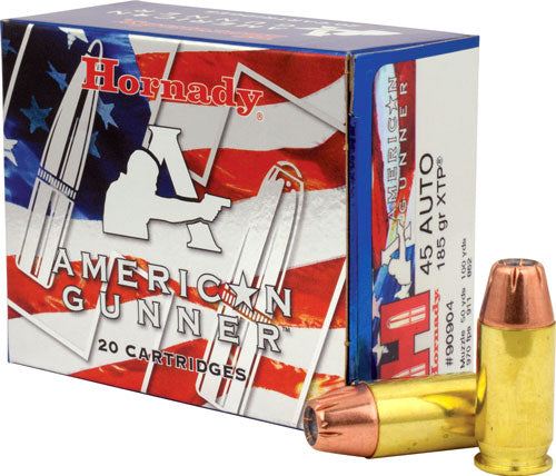 Hornady .45 ACP/Auto American Gunner Personal Defense Hornady XTP Hollow Point 185 Grain 20/Box