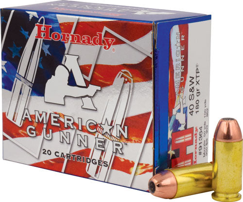 Hornady .40 S&W American Gunner Personal Defense Hornady XTP Hollow Point 180 Grain 20/Box