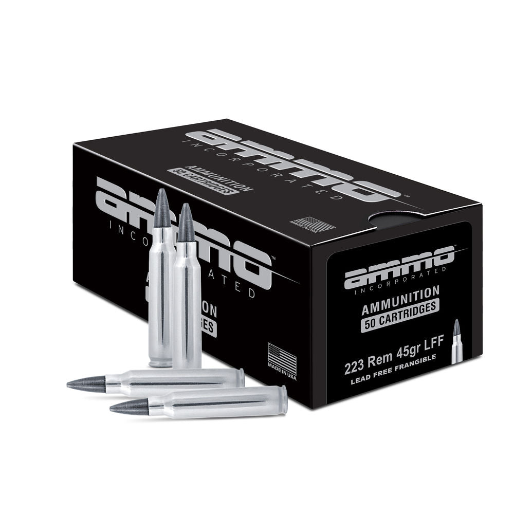 Ammo Inc .223 Remington Shield Lead Free Frangible 45 Grain 50/Box