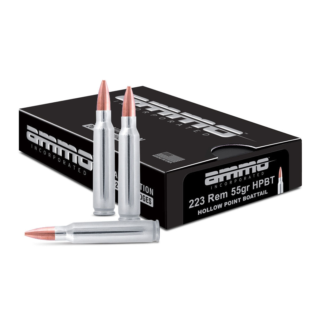 Ammo Inc .223 Remington Shield Hollow Point Boat Tail 55 Grain 20/Box