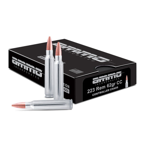 Ammo Inc .223 Remington Signature Lehigh Controlled Chaos 60 Grain 20/Box