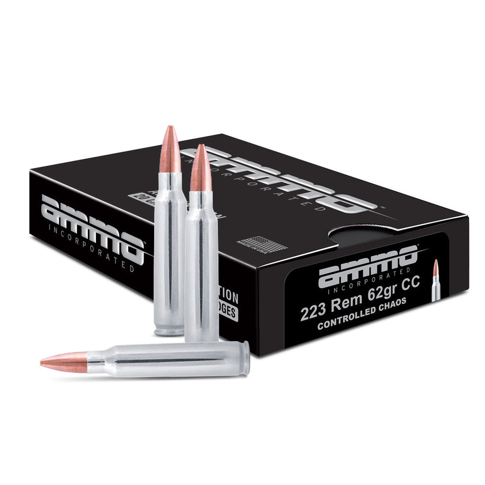 Ammo Inc .223 Remington Signature Lehigh Controlled Chaos 60 Grain 20/Box