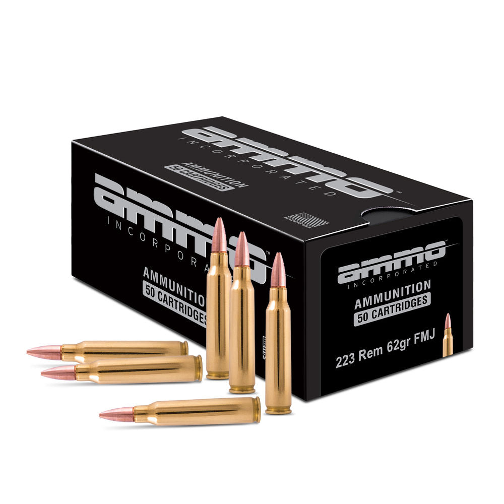Ammo Inc .223 Remington Signature Full Metal Jacket 62 Grain 50/Box