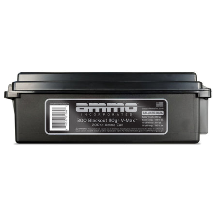 Ammo Inc .300 AAC Blackout Signature Hornady V-Max 110 Grain 200/Box [Item 10829]