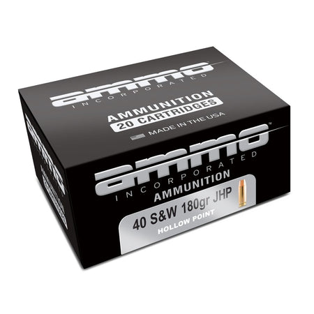 Ammo Inc .40 S&W Signature Jacketed Hollow Point 180 Grain 20/Box