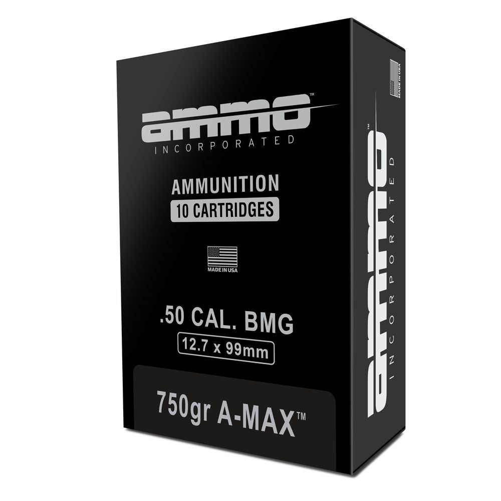 Ammo Inc .50 BMG Signature A-Max 750 Grain 10/Box
