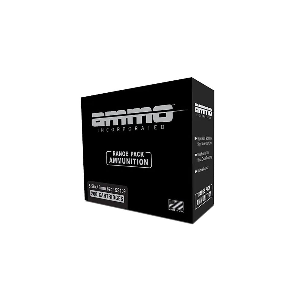 Ammo Inc 5.56x45mm NATO Signature SS109 Range Pack Full Metal Jacket 62 Grain 200/Box