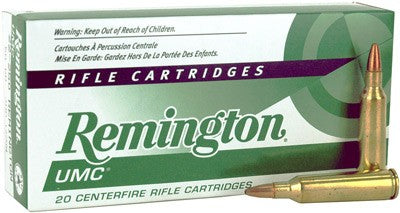 Remington .22-250 Remington UMC Jacketed Hollow Point 50 Grain 20/Box