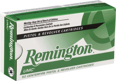 Remington .25 ACP UMC Full Metal Jacket 50 Grain 50/Box