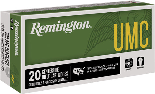 Remington .300 AAC Blackout UMC Full Metal Jacket 150 Grain 20/Box