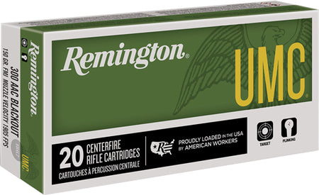 Remington .300 AAC Blackout UMC Full Metal Jacket 150 Grain 20/Box