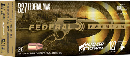 Federal .327 Federal Mag Premium HammerDown Bonded Hollow Point 127 Grain 20/Box