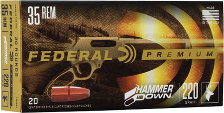 Federal .35 Remington Premium HammerDown Bonded Hollow Point 220 Grain 20/Box