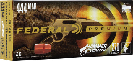 Federal .444 Marlin Premium HammerDown Bonded Hollow Point 270 Grain 20/Box