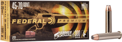 Federal .45-70 Government Premium Hammer Down Bonded Soft Point 300 Grain 20/Box