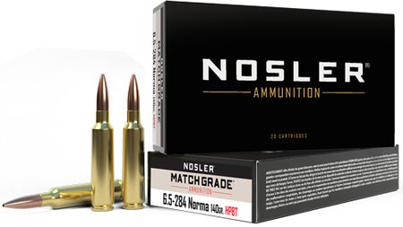 Nosler 6.5-284 Norma Custom Competition Match Grade Jacketed Hollow Point 140 Grain 20/Box [Item 3233]