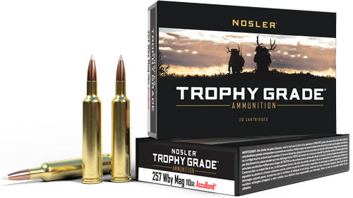 Nosler .257 Weatherby Mag Trophy Grade Nosler AccuBond 110 Grain 20/Box