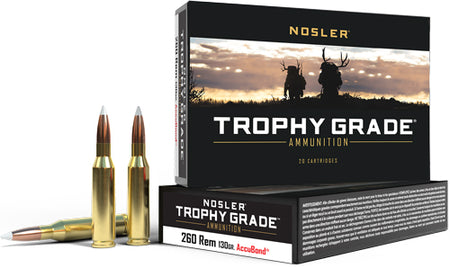 Nosler .260 Remington Trophy Grade Nosler AccuBond 130 Grain 20/Box
