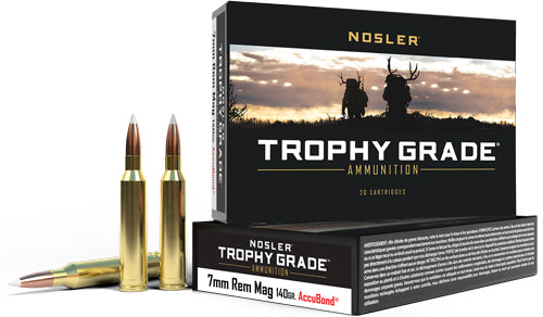 Nosler 7mm RUM Trophy Grade AccuBond Polymer Tip 140 Grain 20/Box