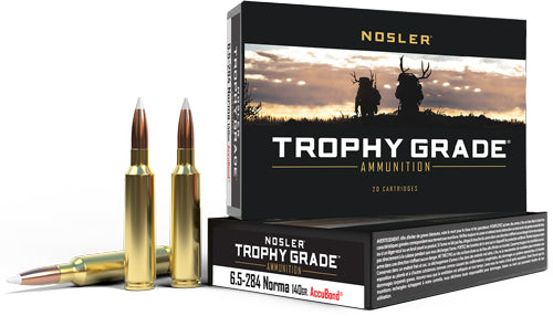 Nosler 6.5-284 Norma Trophy Grade Nosler AccuBond 140 Grain 20/Box