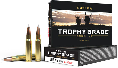 Nosler .308 Win / 7.62x51mm Trophy Grade Nosler AccuBond 165 Grain 20/Box