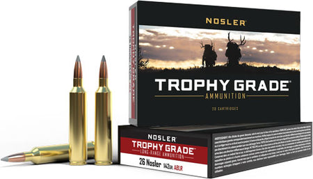 Nosler .26 Nosler Trophy Grade Nosler Spitzer AccuBond Long Range 142 Grain 20/Box