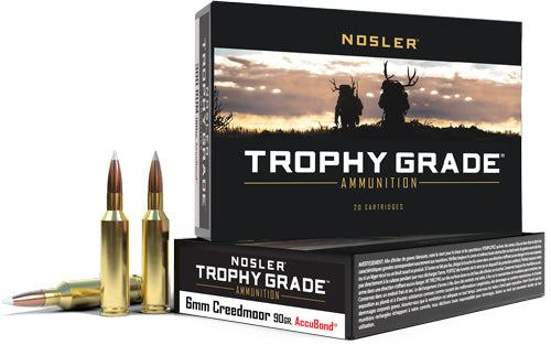 Nosler 6mm Creedmoor Trophy Grade AccuBond Polymer Tip 90 Grain 20/Box