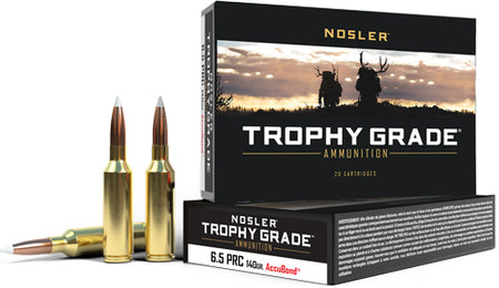 Nosler 6.5 PRC Trophy Grade Nosler AccuBond 140 Grain 20/Box