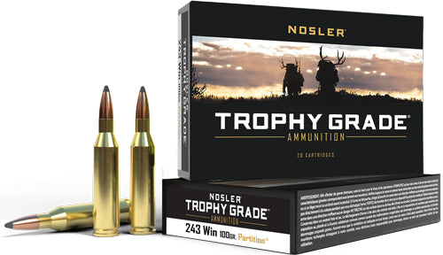 Nosler .243 Winchester Trophy Grade Partition Polymer Tip 100 Grain 20/Box