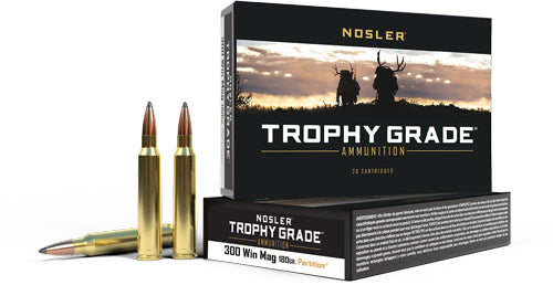 Nosler .300 Winchester Mag Trophy Grade Partition Jacketed Soft Point 180 Grain 20/Box