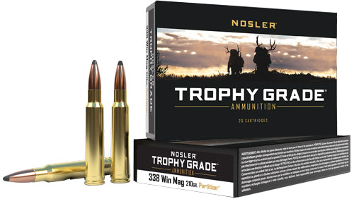Nosler .338 Winchester Magnum Trophy Grade Partition Polymer Tip 210 Grain 20/Box