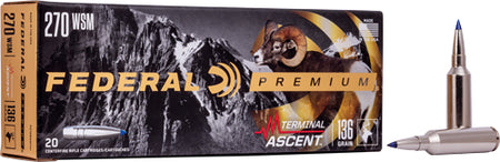 Federal .270 WSM Premium Terminal Ascent 136 Grain 20/Box