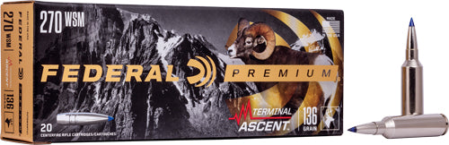 Federal .270 WSM Premium Terminal Ascent 136 Grain 20/Box