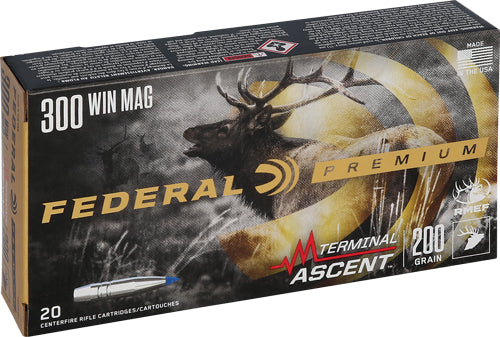 Federal .300 Winchester Mag Premium Terminal Ascent 200 Grain 20/Box