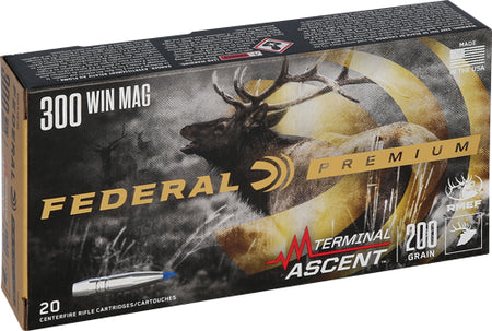 Federal .300 Winchester Mag Premium Terminal Ascent 200 Grain 20/Box