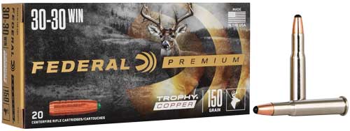 Federal .30-30 Winchester Vital-Shok Trophy Copper COPPER SOLID 150 Grain 20/Box