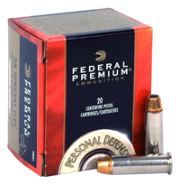 Federal .38 Special Premium +P Personal Defense Hydra-Shok Jacketed Hollow Point 129 Grain 20/Box