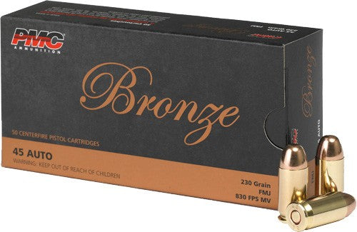 PMC Bronze .45 ACP  230 Grain FMJ 50 Per Box  - 1000/Case