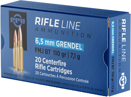 Prvi Partizan 6.5mm Grendel Rifle Hollow Point Boat Tail 120 Grain 20/Box