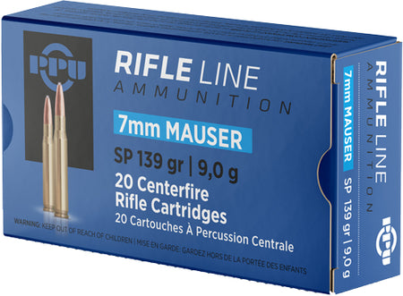 Prvi Partizan 7mm Mauser Metric Rifle Soft Point 139 Grain 20/Box [Item 2123]