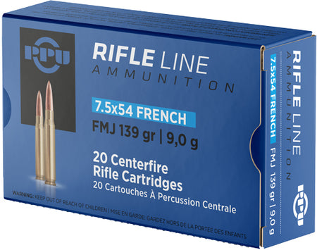 Prvi Partizan 7.5x54mm French Metric Rifle Full Metal Jacket 139 Grain 20/Box