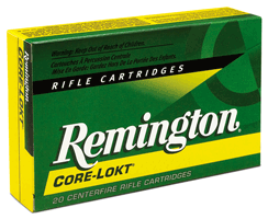 Remington 7mm RUM Core-Lokt Short Action Pointed Soft Point 150 Grain 20/Box