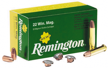 Remington .22 Magnum / WMR Magnum Rimfire Jacketed Hollow Point 40 Grain 50/Box